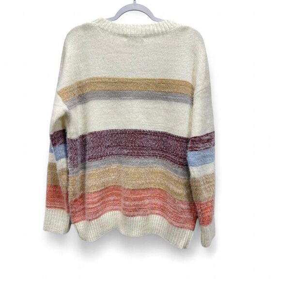 Anthropologie Staccato SuperSoft Striped Sweater | Multicolored | M | Oversized - Picture 2 of 8